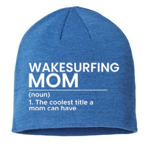 Wakesurfing Mom Wakeboard Wakeboarding Wakesurf Surf Board Meaningful Gift Sustainable Beanie