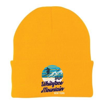 Whiteface Mountain Wilmington Ny Usa Skiing Snowboarding Gift Knit Cap Winter Beanie