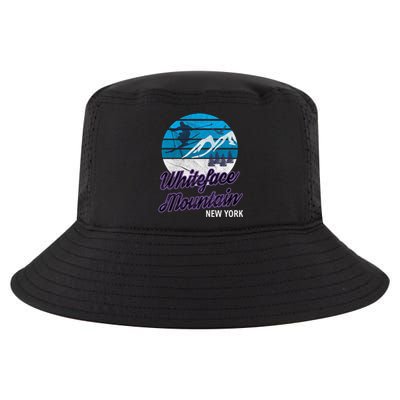 Whiteface Mountain Wilmington Ny Usa Skiing Snowboarding Gift Cool Comfort Performance Bucket Hat