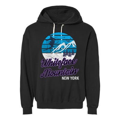 Whiteface Mountain Wilmington Ny Usa Skiing Snowboarding Gift Garment-Dyed Fleece Hoodie
