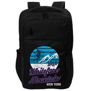 Whiteface Mountain Wilmington Ny Usa Skiing Snowboarding Gift Impact Tech Backpack