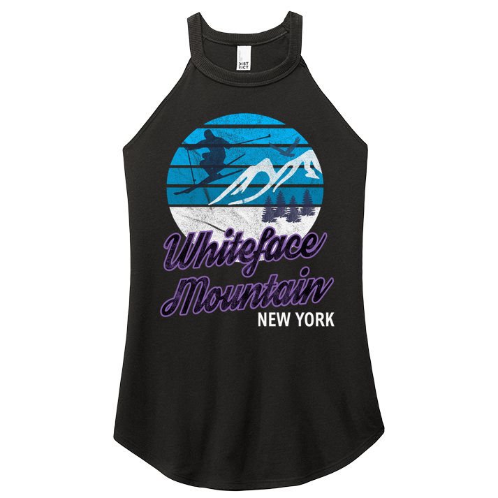 Whiteface Mountain Wilmington Ny Usa Skiing Snowboarding Gift Women's Perfect Tri Rocker Tank