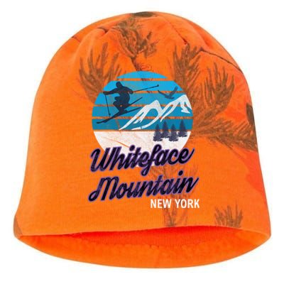 Whiteface Mountain Wilmington Ny Usa Skiing Snowboarding Gift Kati - Camo Knit Beanie