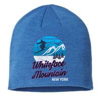 Whiteface Mountain Wilmington Ny Usa Skiing Snowboarding Gift Sustainable Beanie