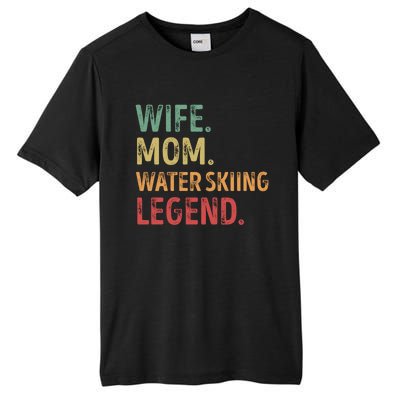 Wife Mom Water Skiing Legend Gift Tall Fusion ChromaSoft Performance T-Shirt