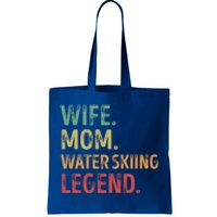 Wife Mom Water Skiing Legend Gift Tote Bag