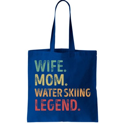 Wife Mom Water Skiing Legend Gift Tote Bag