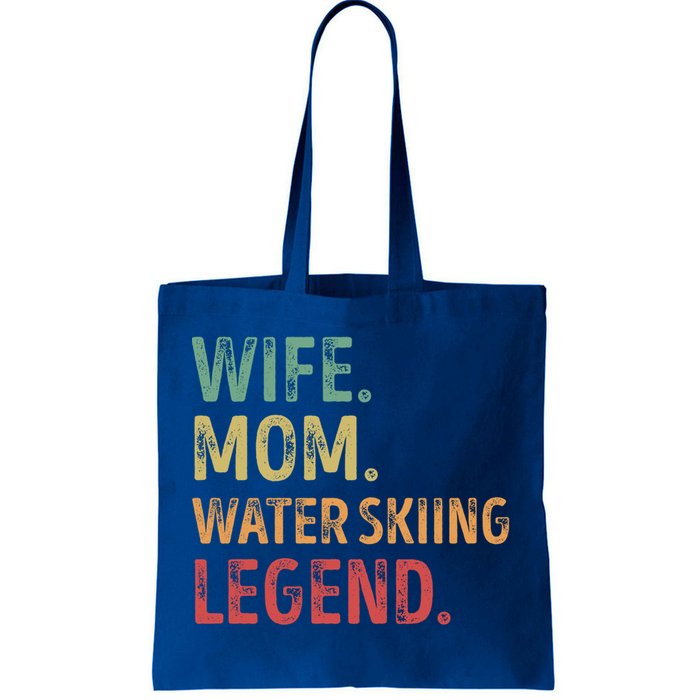 Wife Mom Water Skiing Legend Gift Tote Bag