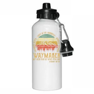 Waymaker Miracle Worker Promise Keeper Christian Aluminum Water Bottle