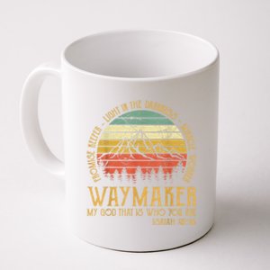 Waymaker Miracle Worker Promise Keeper Christian Coffee Mug