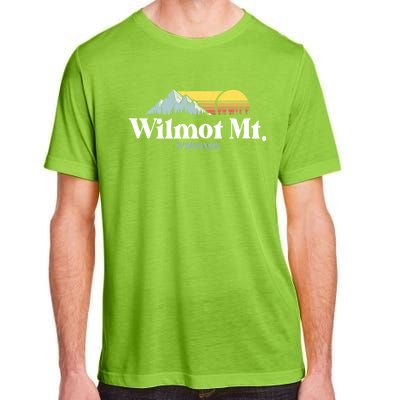 Wilmot Mountain Wisconsin Ski Trip Snowboarding Slopes Cute Gift Adult ChromaSoft Performance T-Shirt