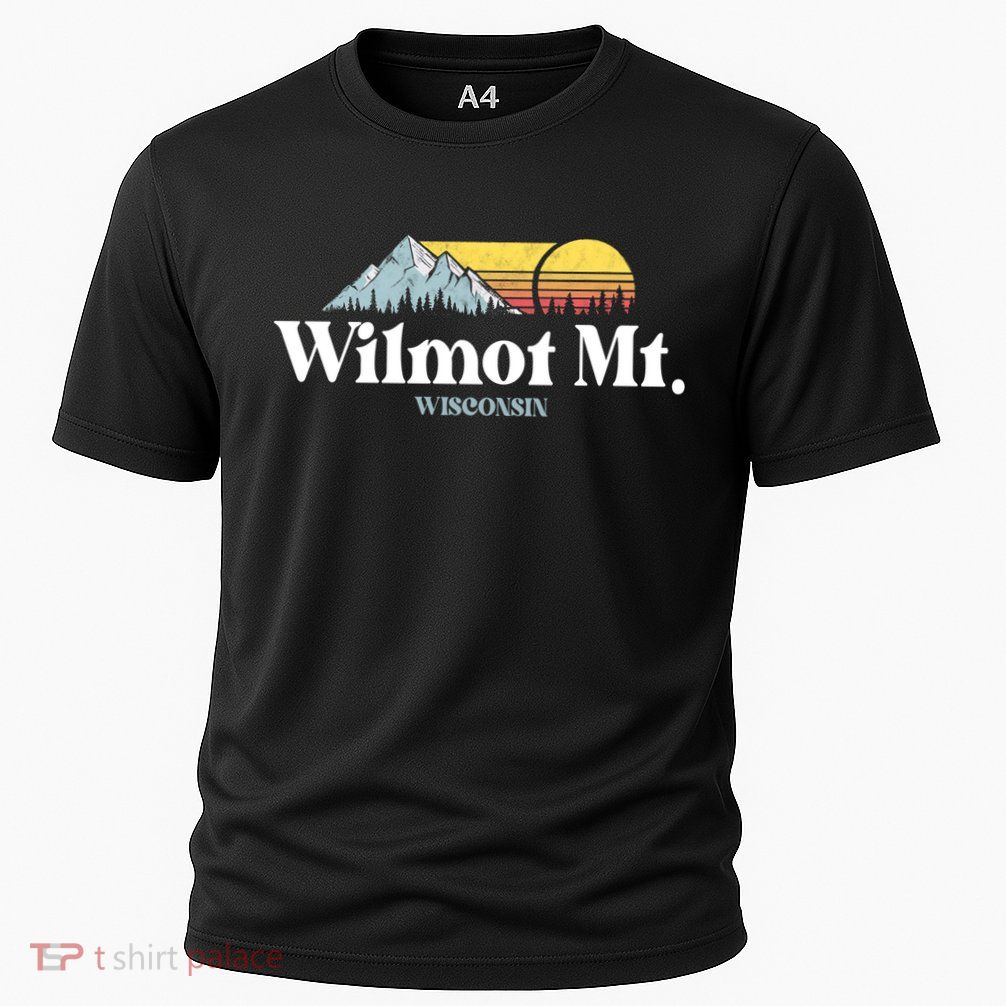 Wilmot Mountain Wisconsin Ski Trip Snowboarding Slopes Cute Gift Performance Shirt