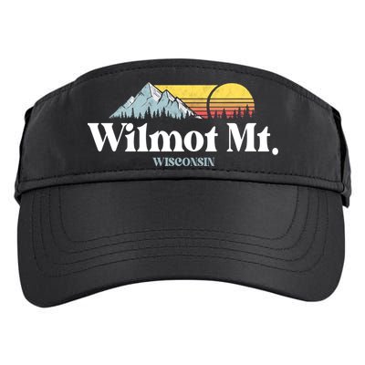 Wilmot Mountain Wisconsin Ski Trip Snowboarding Slopes Cute Gift Adult Drive Performance Visor