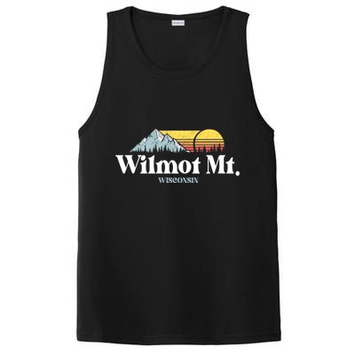 Wilmot Mountain Wisconsin Ski Trip Snowboarding Slopes Cute Gift PosiCharge Competitor Tank