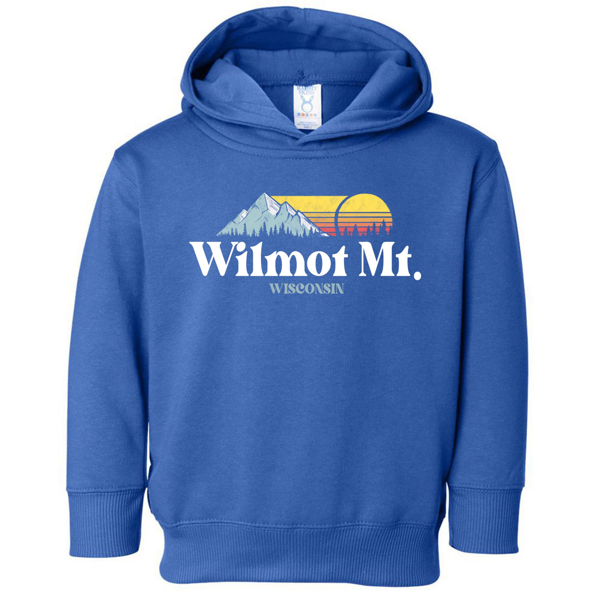 Wilmot Mountain Wisconsin Ski Trip Snowboarding Slopes Cute Gift Toddler Hoodie