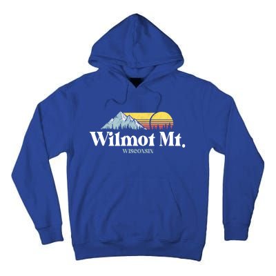 Wilmot Mountain Wisconsin Ski Trip Snowboarding Slopes Cute Gift Tall Hoodie