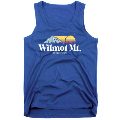 Wilmot Mountain Wisconsin Ski Trip Snowboarding Slopes Cute Gift Tank Top