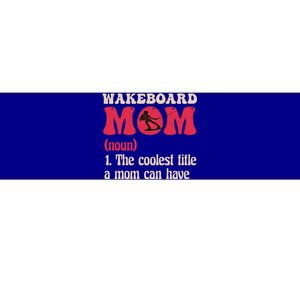 Wakeboard Mom Water Surfing Boating Skiing Wakeboarding Gift Bumper Sticker