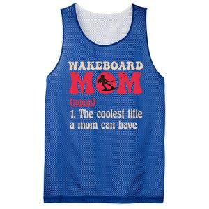 Wakeboard Mom Water Surfing Boating Skiing Wakeboarding Gift Mesh Reversible Basketball Jersey Tank