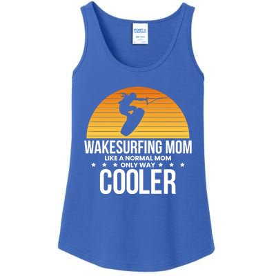 Wakesurf Mom Wakeboard Wakeboarding Wakeboarder Surfing Funny Gift Ladies Essential Tank