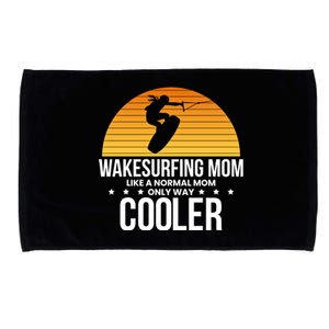 Wakesurf Mom Wakeboard Wakeboarding Wakeboarder Surfing Gift Microfiber Hand Towel