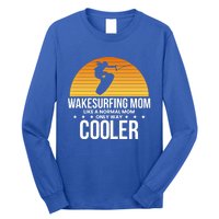 Wakesurf Mom Wakeboard Wakeboarding Wakeboarder Surfing Gift Long Sleeve Shirt