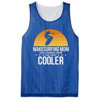 Wakesurf Mom Wakeboard Wakeboarding Wakeboarder Surfing Gift Mesh Reversible Basketball Jersey Tank