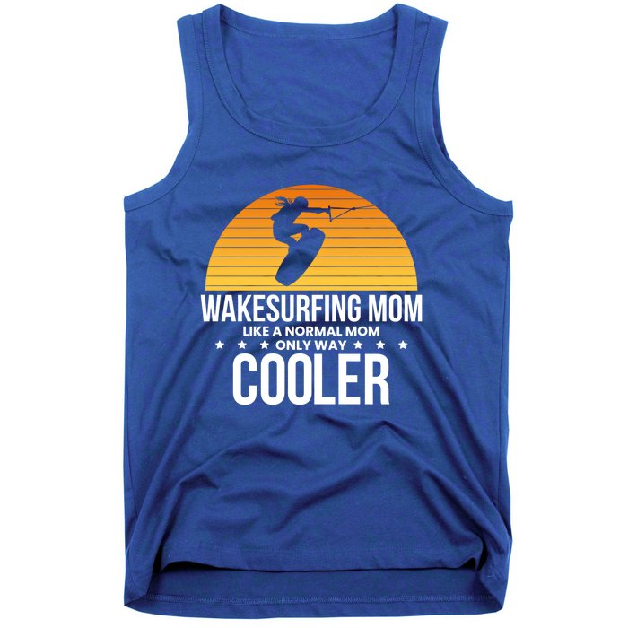 Wakesurf Mom Wakeboard Wakeboarding Wakeboarder Surfing Gift Tank Top