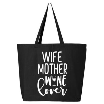 Wife Mother Wine Lover 25L Jumbo Tote