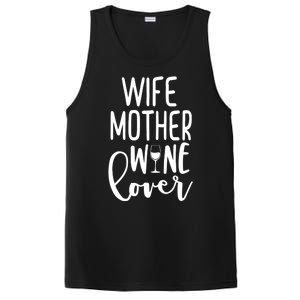 Wife Mother Wine Lover PosiCharge Competitor Tank