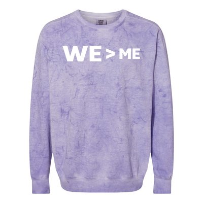 We Me Colorblast Crewneck Sweatshirt