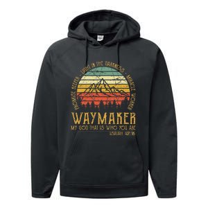 Waymaker Miracle Worker Promise Keeper Christian Performance Fleece Hoodie