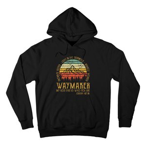 Waymaker Miracle Worker Promise Keeper Christian Hoodie