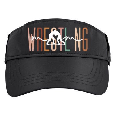 Wrestling Mom Wrestling Mama Cute Mom Life Wrestling Adult Drive Performance Visor