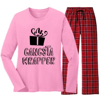 Wrapper Mug Women's Long Sleeve Flannel Pajama Set 