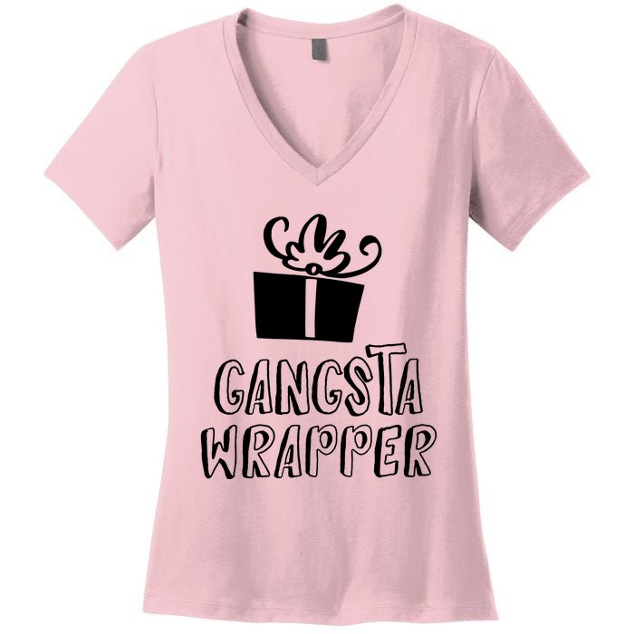 Wrapper Mug Women's V-Neck T-Shirt