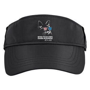 Walz Mind Your Own Damn Business Harris Waltz Cat Lady Adult Drive Performance Visor