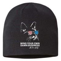 Walz Mind Your Own Damn Business Harris Waltz Cat Lady Sustainable Beanie