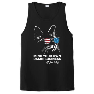 Walz Mind Your Own Damn Business Harris Waltz Cat Lady PosiCharge Competitor Tank