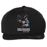 Walz Mind Your Own Damn Business Harris Waltz Cat Lady Wool Snapback Cap