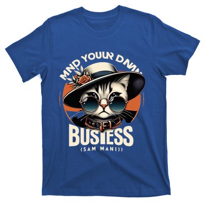 Walz Mind Your Own Damn Business Harris Waltz Cat Lady T-Shirt