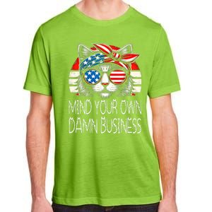 Walz Mind Your Own Damn Business Harris Waltz Cat Lady Adult ChromaSoft Performance T-Shirt