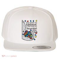 What Makes You Different Beautiful Elephant Autism Awareness Wool Snapback Cap