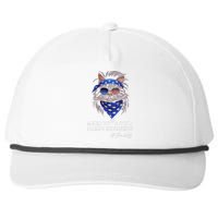 Walz Mind Your Own Damn Business Harris Waltz Cat Lady Snapback Five-Panel Rope Hat