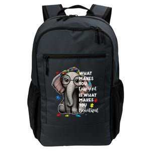 What Makes You Different Elephant Mom Autism Child Awareness Daily Commute Backpack