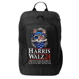 Walz Mind Your Own Damn Business Harris Waltz Cat Lady City Backpack