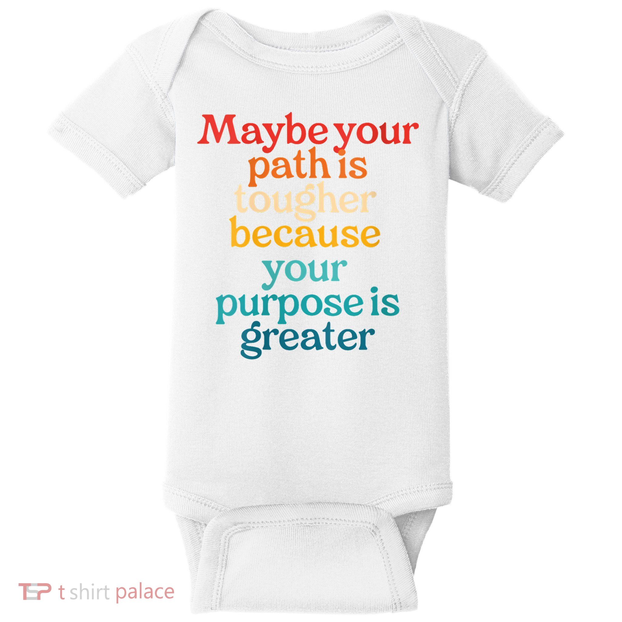 Women Maybe Your Path Is Tougher Because Your Purpose Is Greater V-Neck Baby Bodysuit