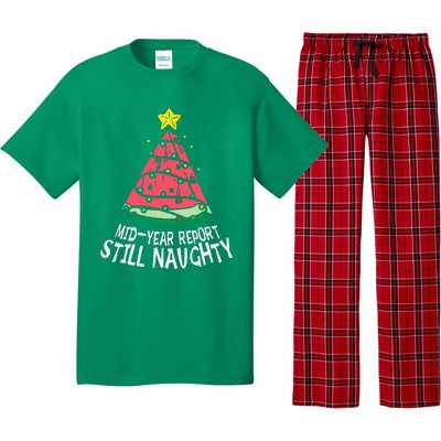 Watermelon Mid Year Report Still Naughty Christmas In July Pajama Set