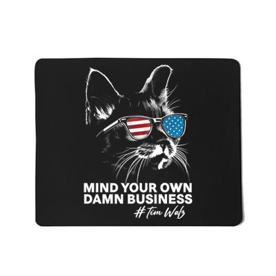 Walz Mind Your Own Damn Business Harris Waltz Cat Lady Mousepad