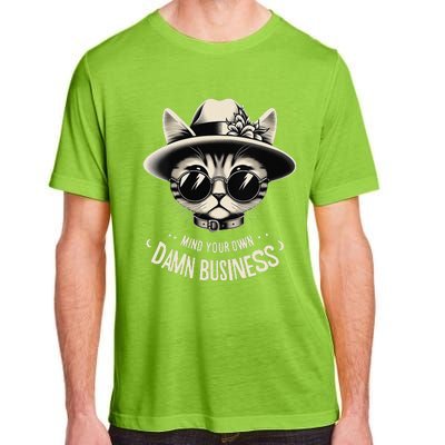 Walz Mind Your Own Damn Business Harris Waltz Cat Lady Adult ChromaSoft Performance T-Shirt